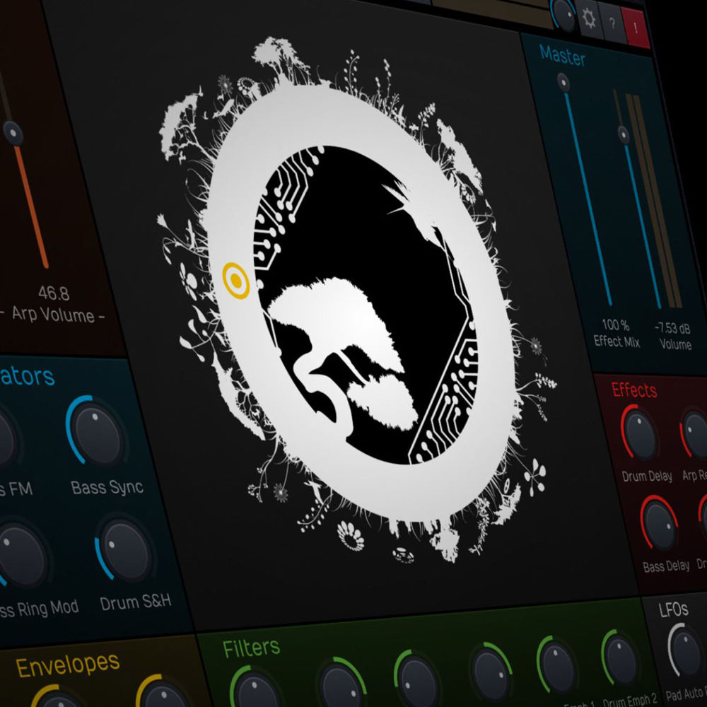 tracktion BioTek 2 - Sintetizador Plug-In (Descarga) con 4 Osciladores, 200 Rutas de Modula