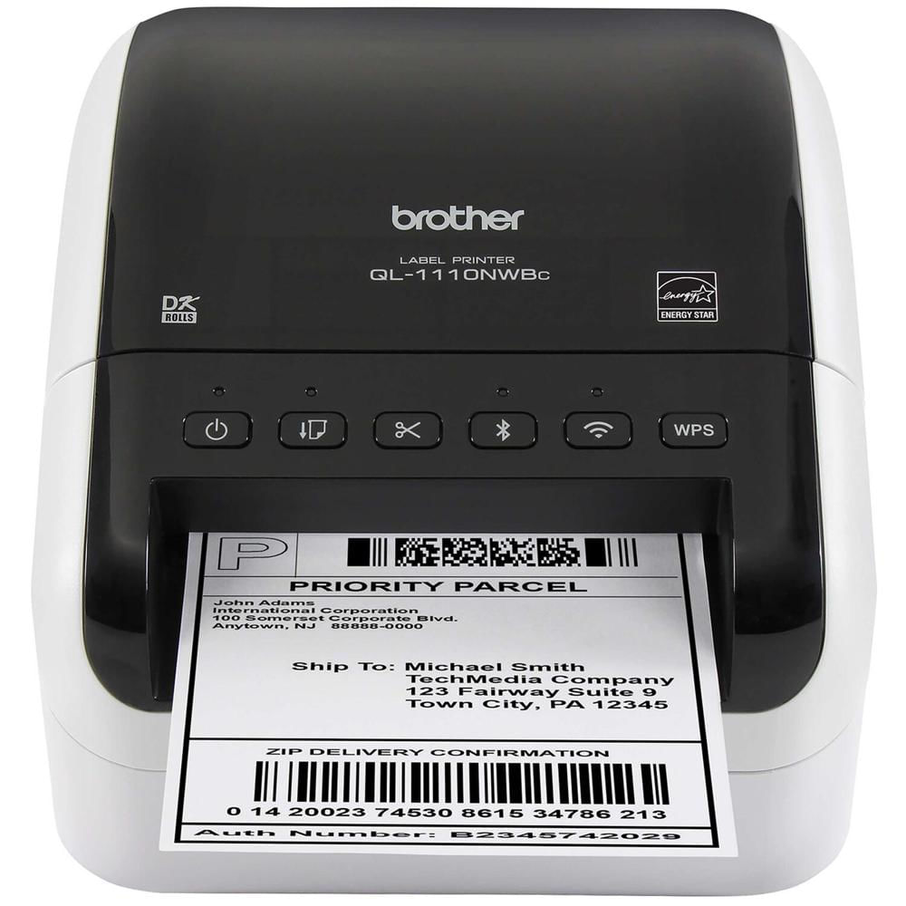 Impresora de Etiquetas Profesional Brother QL-1110NWBC de Formato Ancho con Ethernet y Bluetooth - I