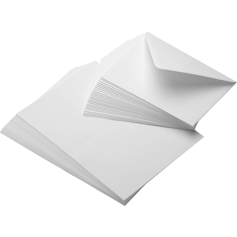 Moab Entradalopes - 250 Envelopes para Tarjetas Rag Entrada (Brillantes) con Solapa Alargada