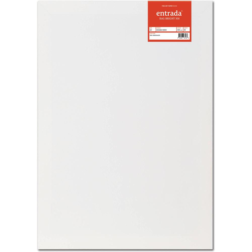 Moab Entrada Rag Bright 300 Paper (A2 16.5 x 23.4"", 25 Sheets)