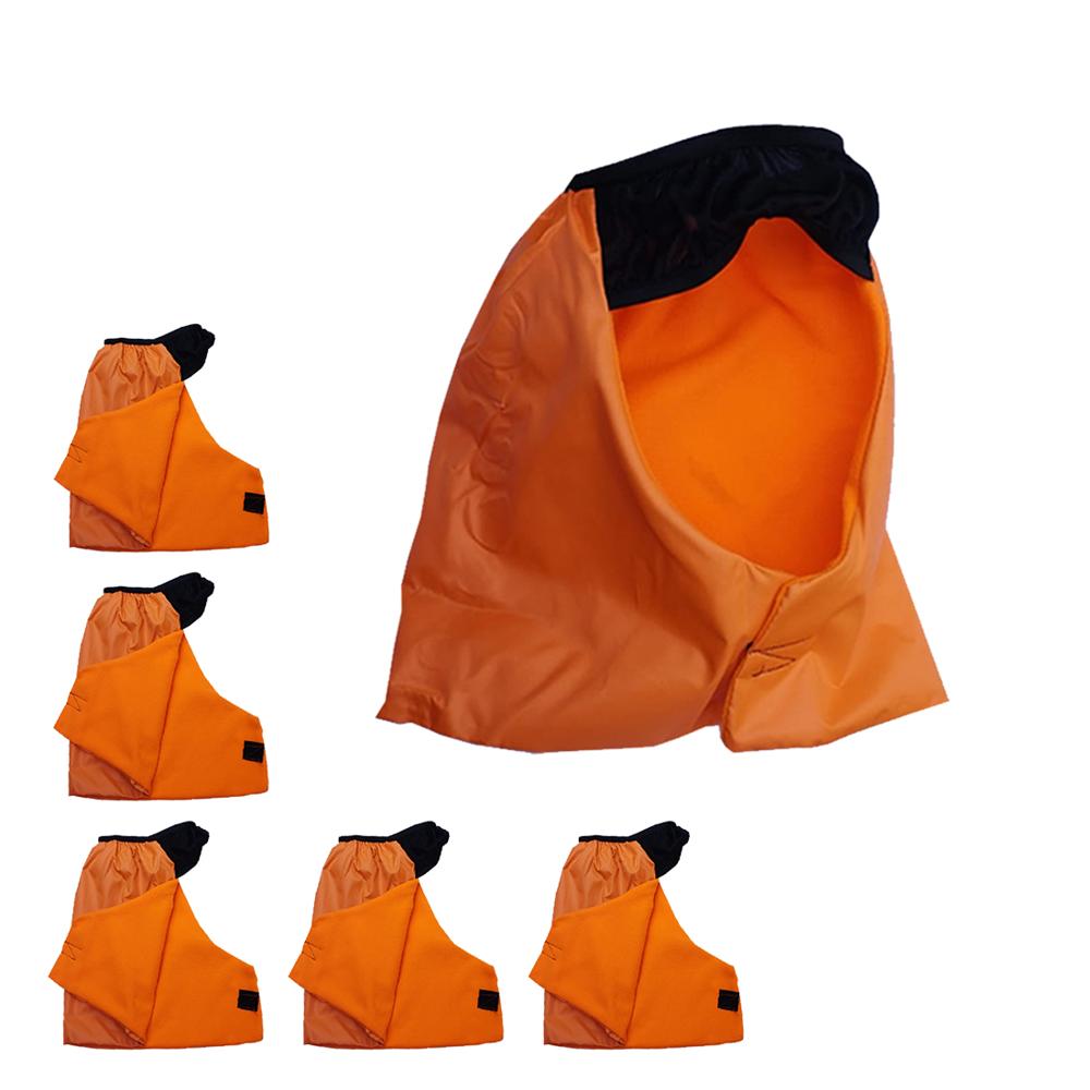 Pack 5 und Cortaviento Taslan Impermeable con forro Polar Estándar Naranja