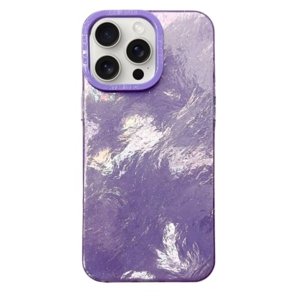 Case Moket 3D para Iphone 16 Pro Morado