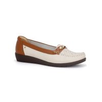 Zapato Oxford Mujer Cuero PAR&SS KA25Q1-KM003 Hueso
