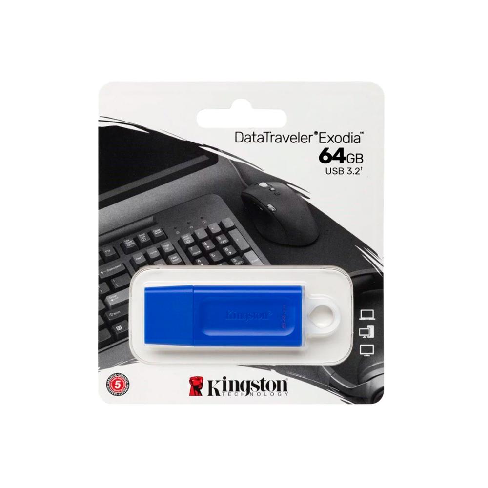 Memoria Usb 64gb Kingston 3.2 Exodia DTX Blue