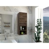Gabinete Mueble de Baño Elba Coñac 1 Puerta R&R MUEBLES