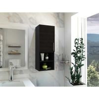 Gabinete Mueble de Baño Damaris Wengue 1 Puerta R&R MUEBLES