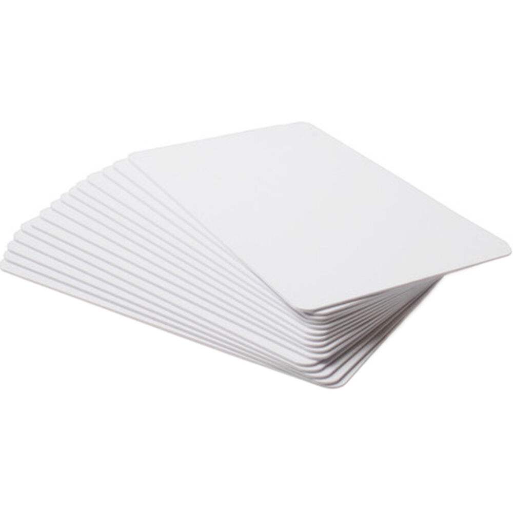 IDP CR-80.30 Tarjetas de PVC (500 Tarjetas) - Para Impresoras de Sublimación de Tinta, Material: PVC