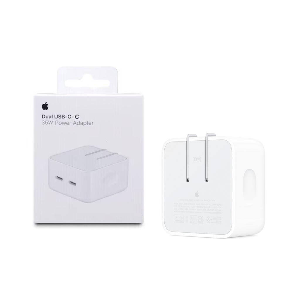 Cargador Dual Apple USB-C 35W - Certificado A1