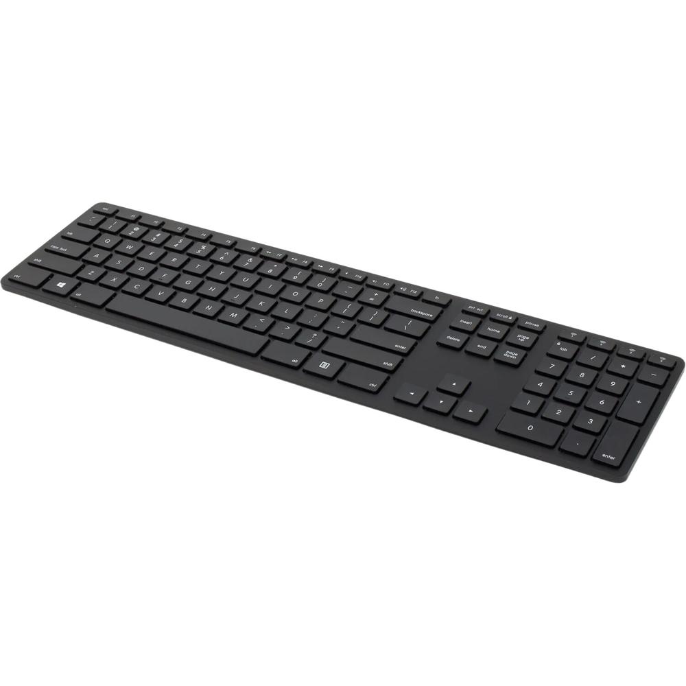 Teclado Inalámbrico USB-C Matias para PC (Negro) - Compatible con Windows, Tamaño Completo, Interrup