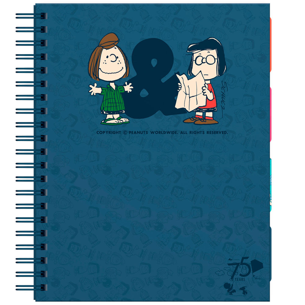 Cuaderno DGNOTTAS Espiralado A4 Tapa Dura Snoopy