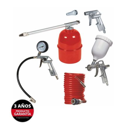Set de Accesorios para Compresora Einhell 5 piezas