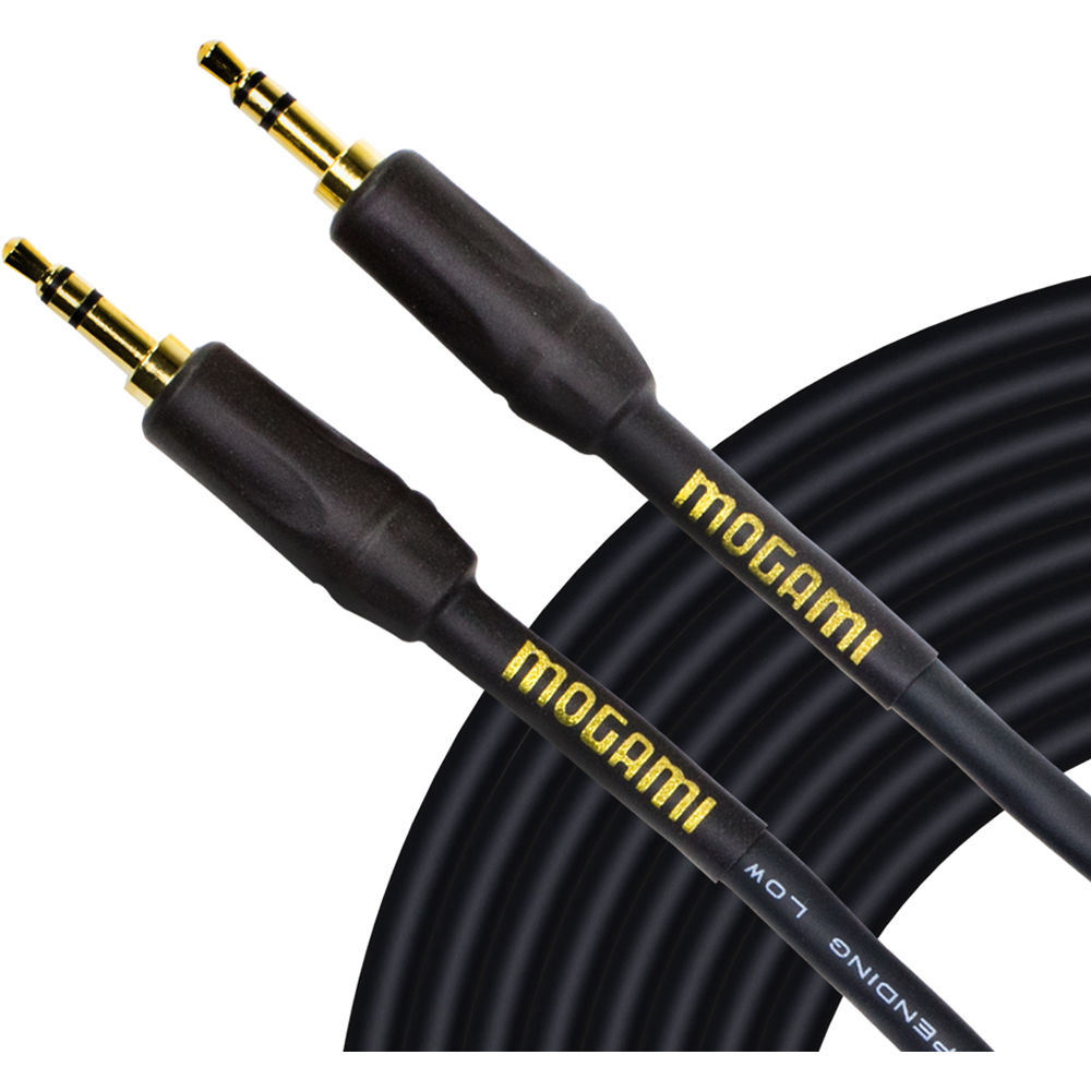 Cable de Audio Estéreo Mogami Gold 3.5mm TRS Macho a 3.5mm TRS Macho (10') - Conectores Baquelita Do