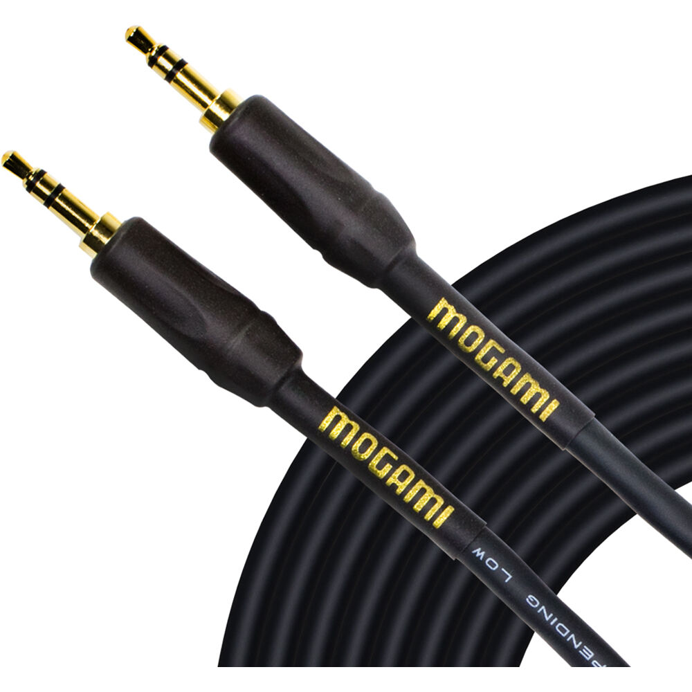Cable de Audio Estéreo Mogami Gold 3.5mm TRS Macho a 3.5mm TRS Macho (20') - Conectores Baquelita Do