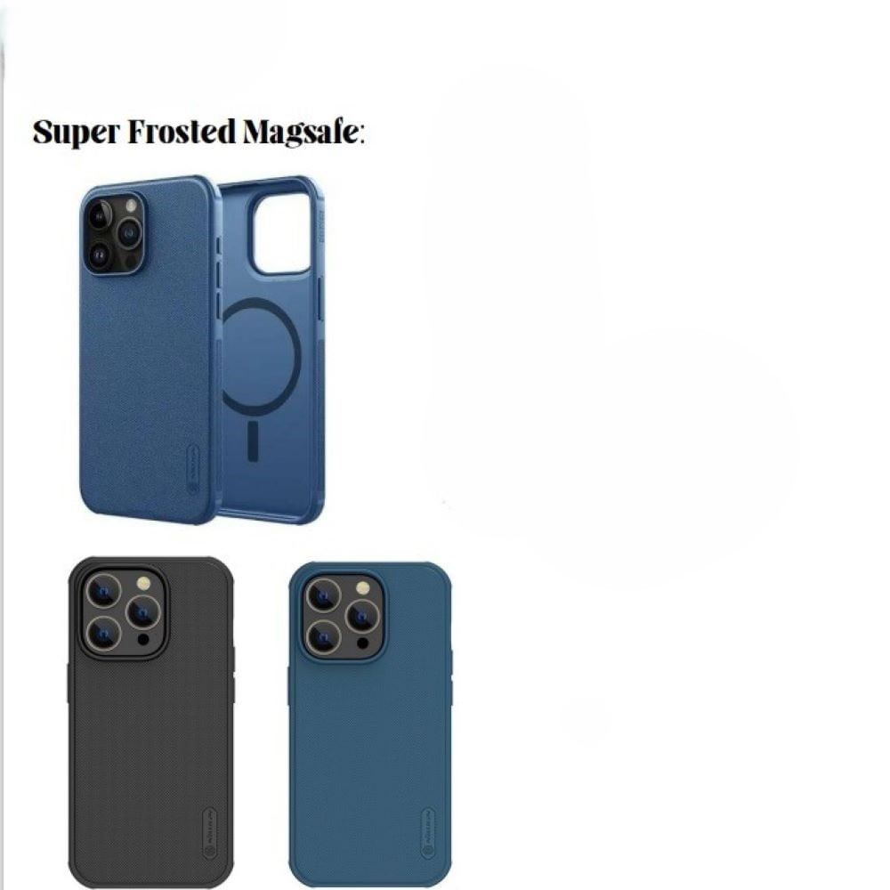 CASE Nillkin Super Frosted Magsafe para Iphone 13 Pro Azul