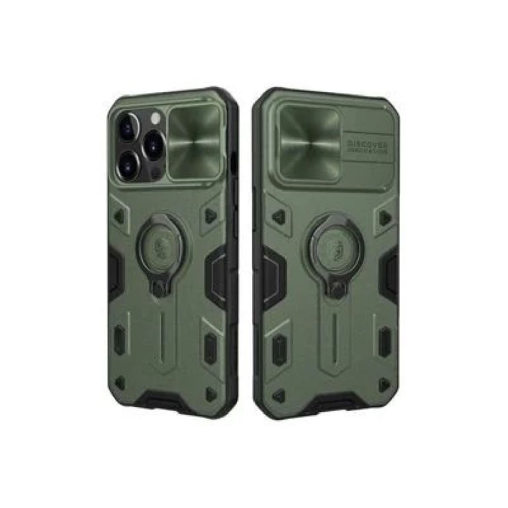 CASE Nillkin Camshield Armor para Iphone 15 Pro Verde
