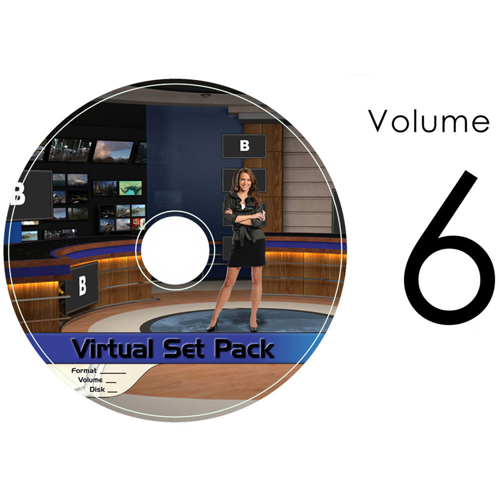 Paquete de Sets Virtuales Virtualsetworks 6 para TriCaster Virtual Set Editor (Descarga) - 10 Sets 1