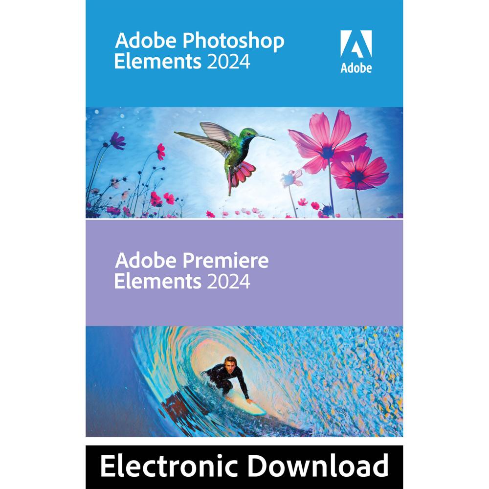Adobe Photoshop y Premiere Elements 2024 (Mac, Descarga) - Edición Avanzada de Imágenes y Videos con