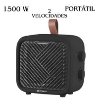 Termoventilador Imaco 1500W Portátil ITC1510 2niveles Negro