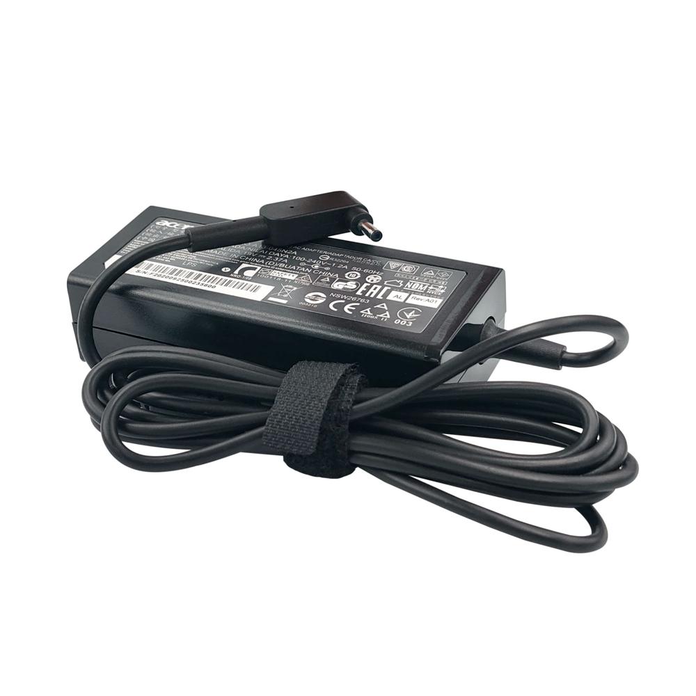 CARGADOR PARA ACER 19V 2.37A 45W, PUNTA 3.0*1.1MM PARA ACER ASPIRE ES1-512, ES1-522 P/N: A13-045N2A