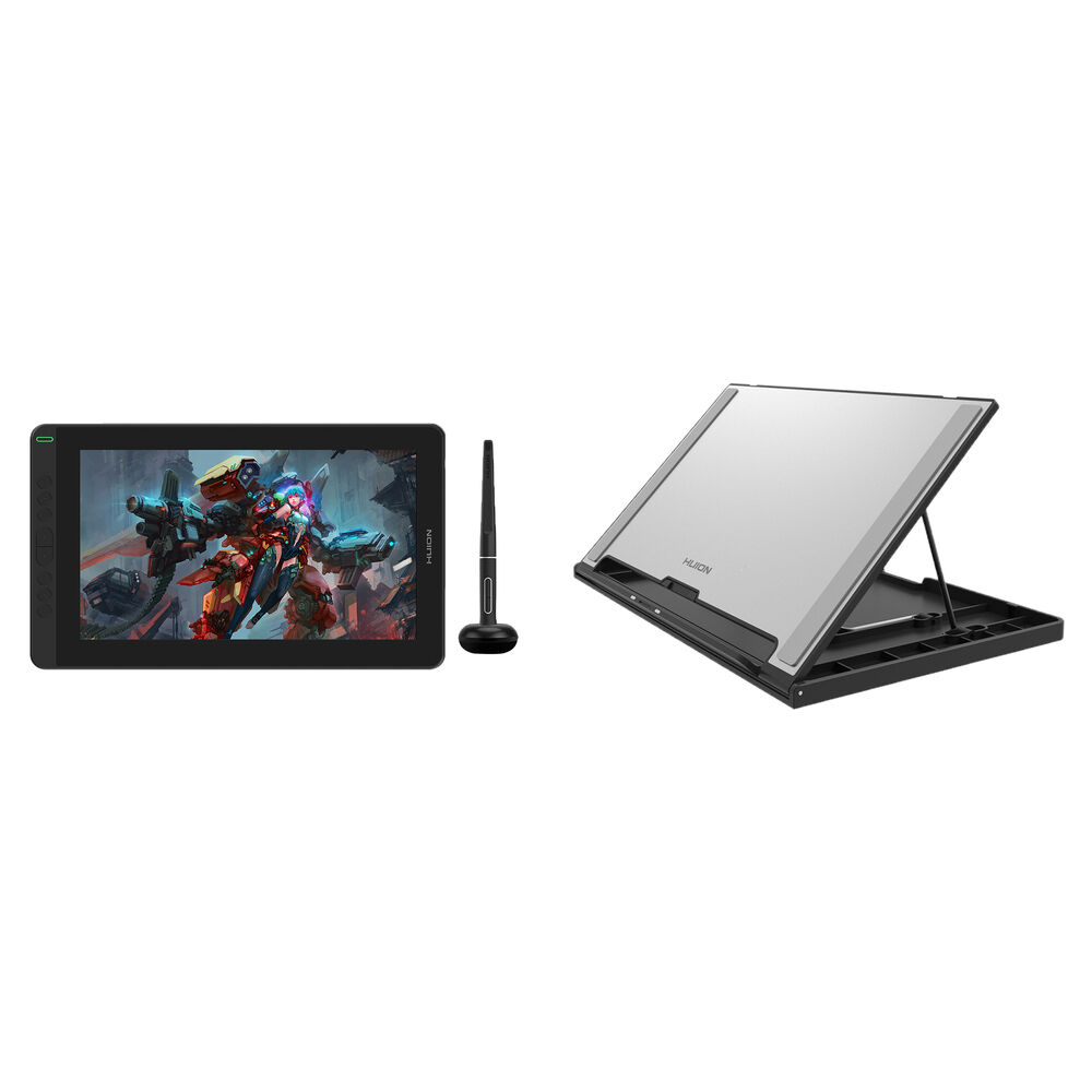 Huion Kamvas 13 Display Creator Kit (Violet Purple) - Confort y Estabilidad, Pantalla de Lápiz Kamva