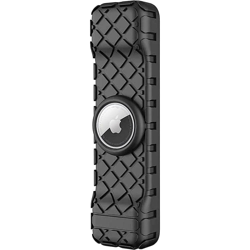 Funda de Silicona Sahara Case para Control Remoto de Apple TV 4K y AirTag (Negra) - Protección contr