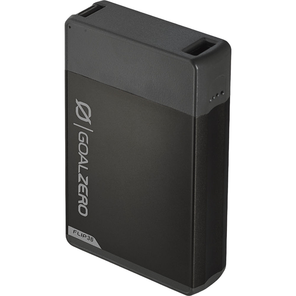 GOAL ZERO Flip 36 Estación de Energía Portátil 10050mAh (Negro) - Solución de Energía Compacta y Por