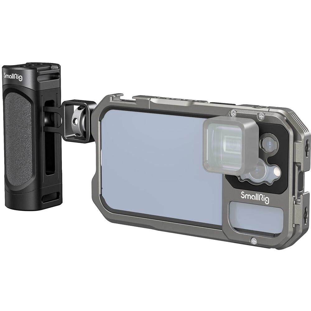 Kit de Video Portátil SmallRig 3746 para iPhone 13 Pro con Jaula y Mango Lateral