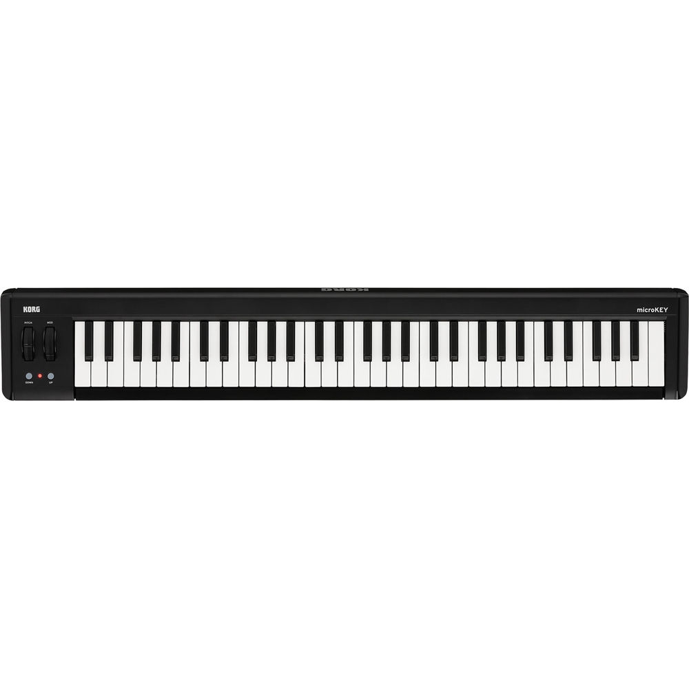 Korg microKEY2-61 Controlador de Teclado USB con 61 Teclas Mini Sensibles a la Velocidad, Soporte pa