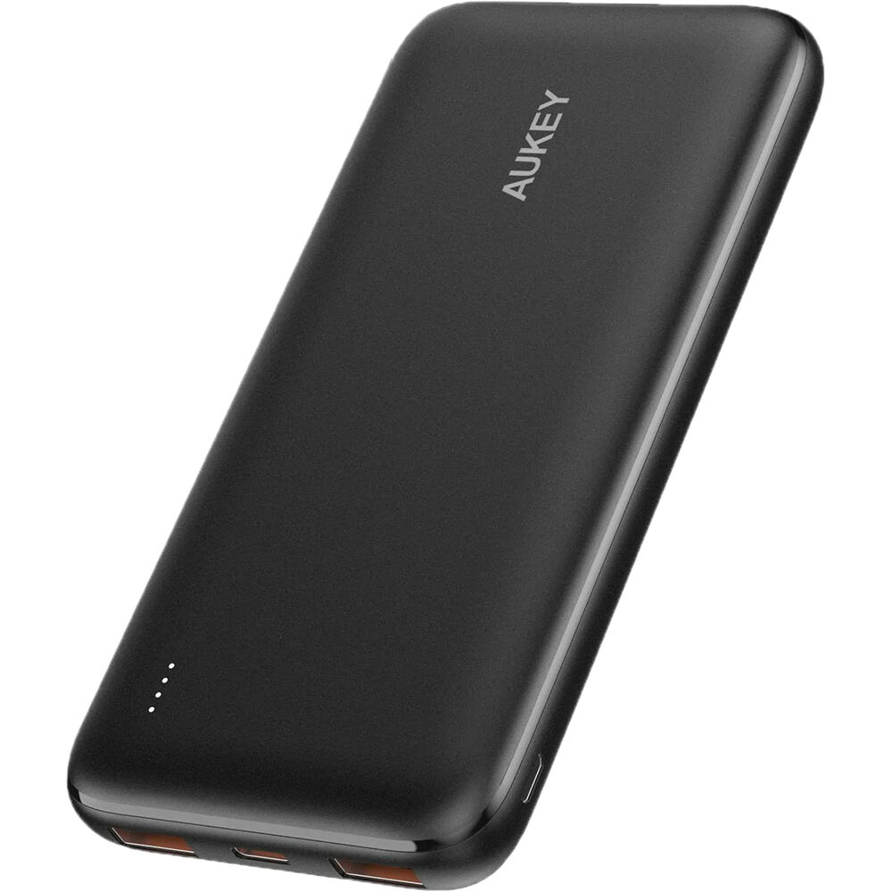 AUKEY 10000 mAh PB-N73S Cargador Portátil 18W - Batería Externa con USB Tipo-A, Tipo-C y Micro-B, In