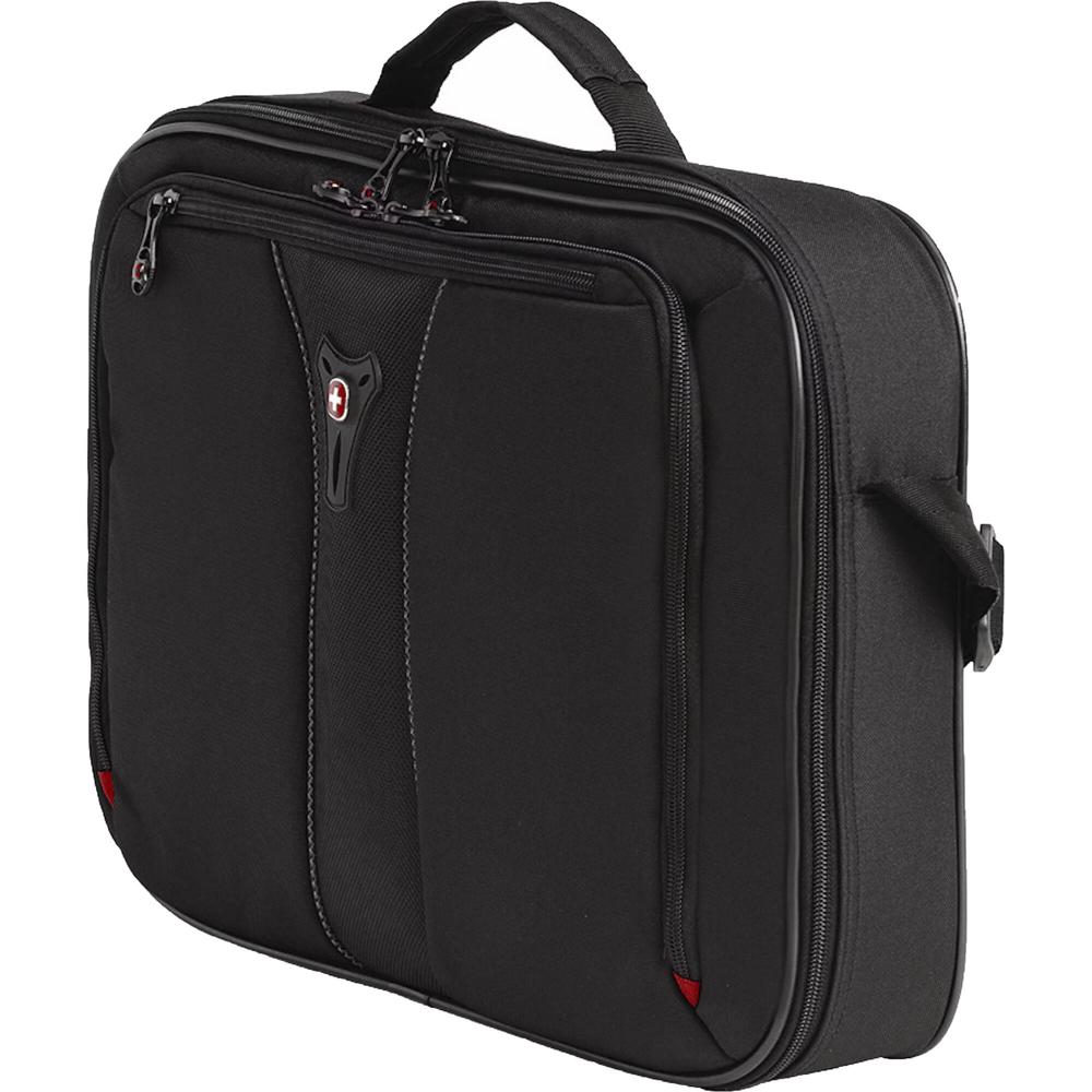 Funda para Laptop Wenger Swissgear Jasper (Negra) - Gran Bolsillo Frontal, Compartimento para Laptop