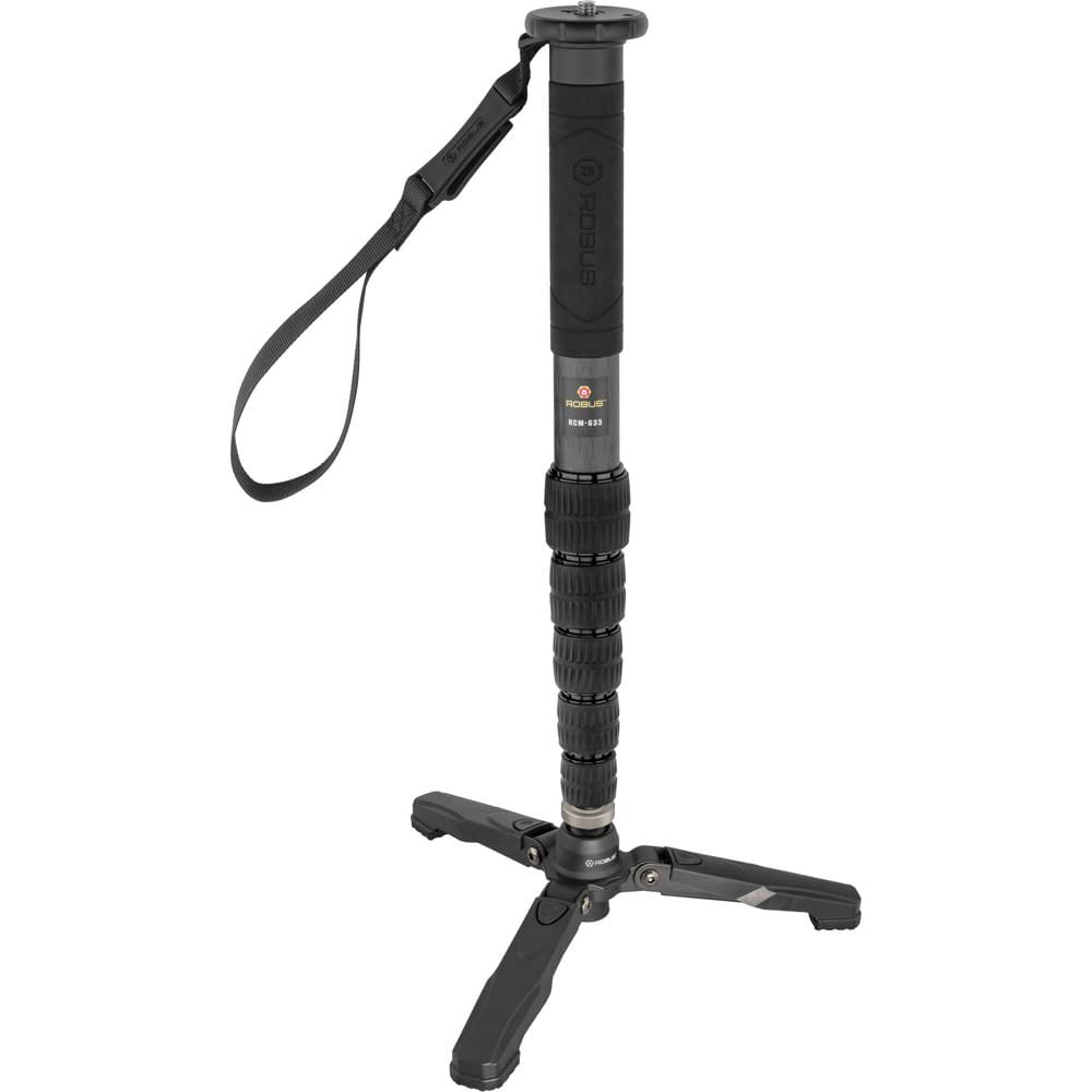 Robus RCM-633 6-Section Carbon Fiber Monopod with SBM-001 Stabilizing Base