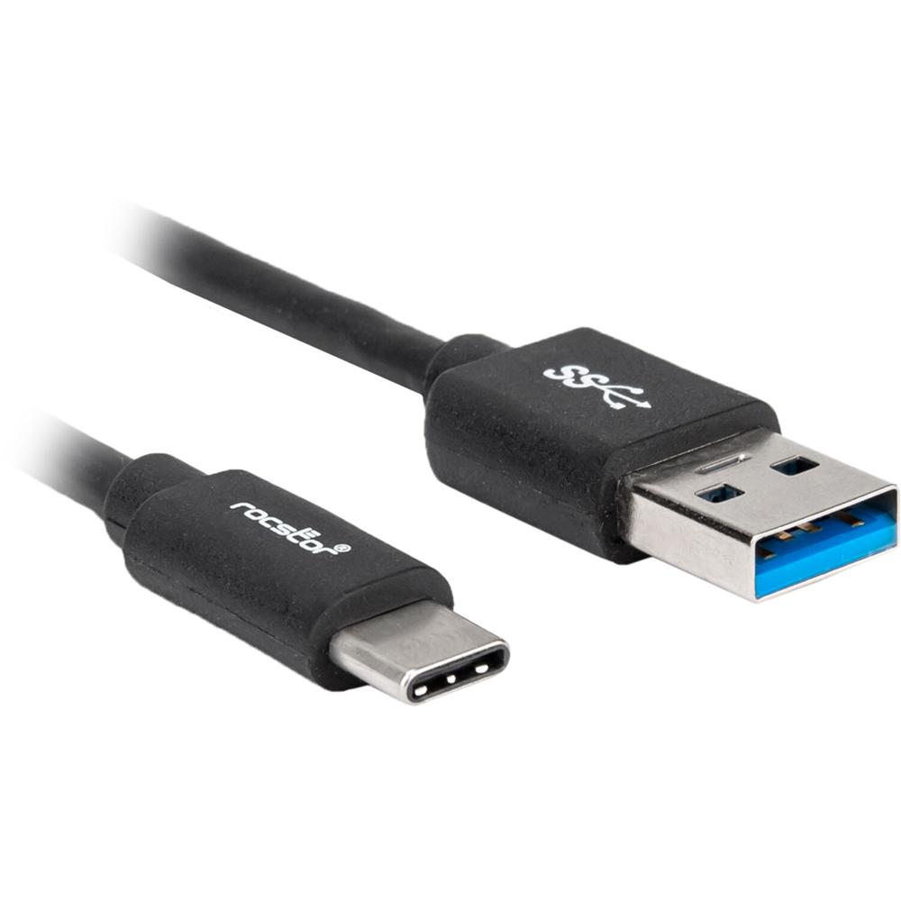 Rocstor Cable USB-C 3.0 Macho a USB-A Macho (1.8m) - Hasta 5 Gb/s, USB 3.2 Gen 1