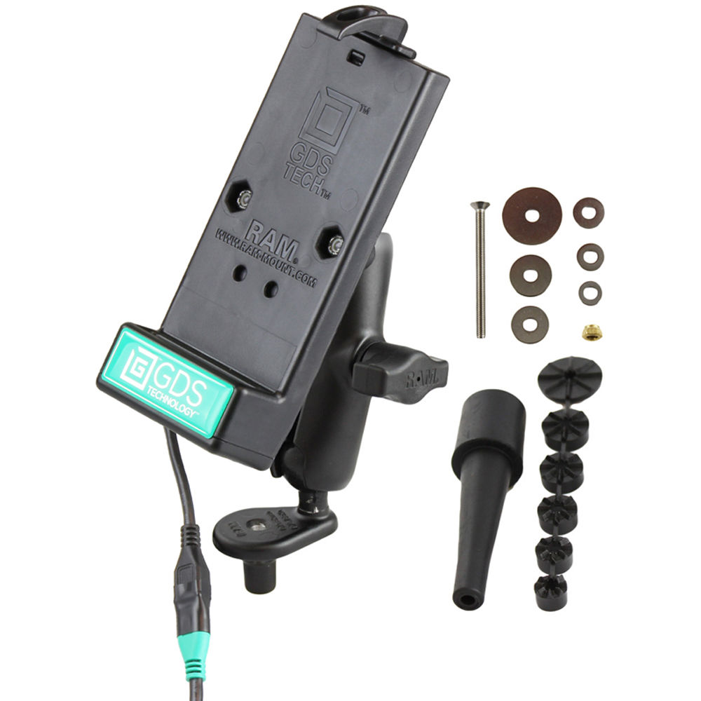 Soporte para Moto RAM MOUNTS con Dock de Carga GDS Universal para IntelliSkin