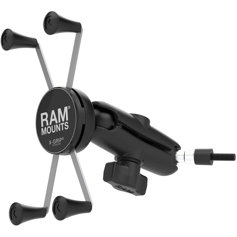 Soporte para Teléfonos X-Grip Grande de RAM MOUNTS con Asa de Agarre y Base de Tornillo M6 - Compati