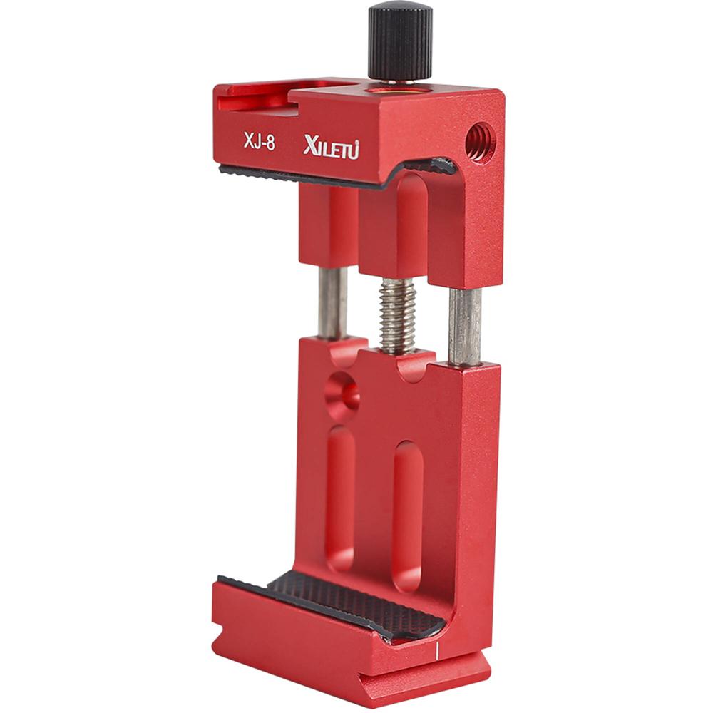 Soporte para Teléfono Móvil XILETU XJ-8 (Rojo) - Ideal para Creadores de Contenido, Compatible con D