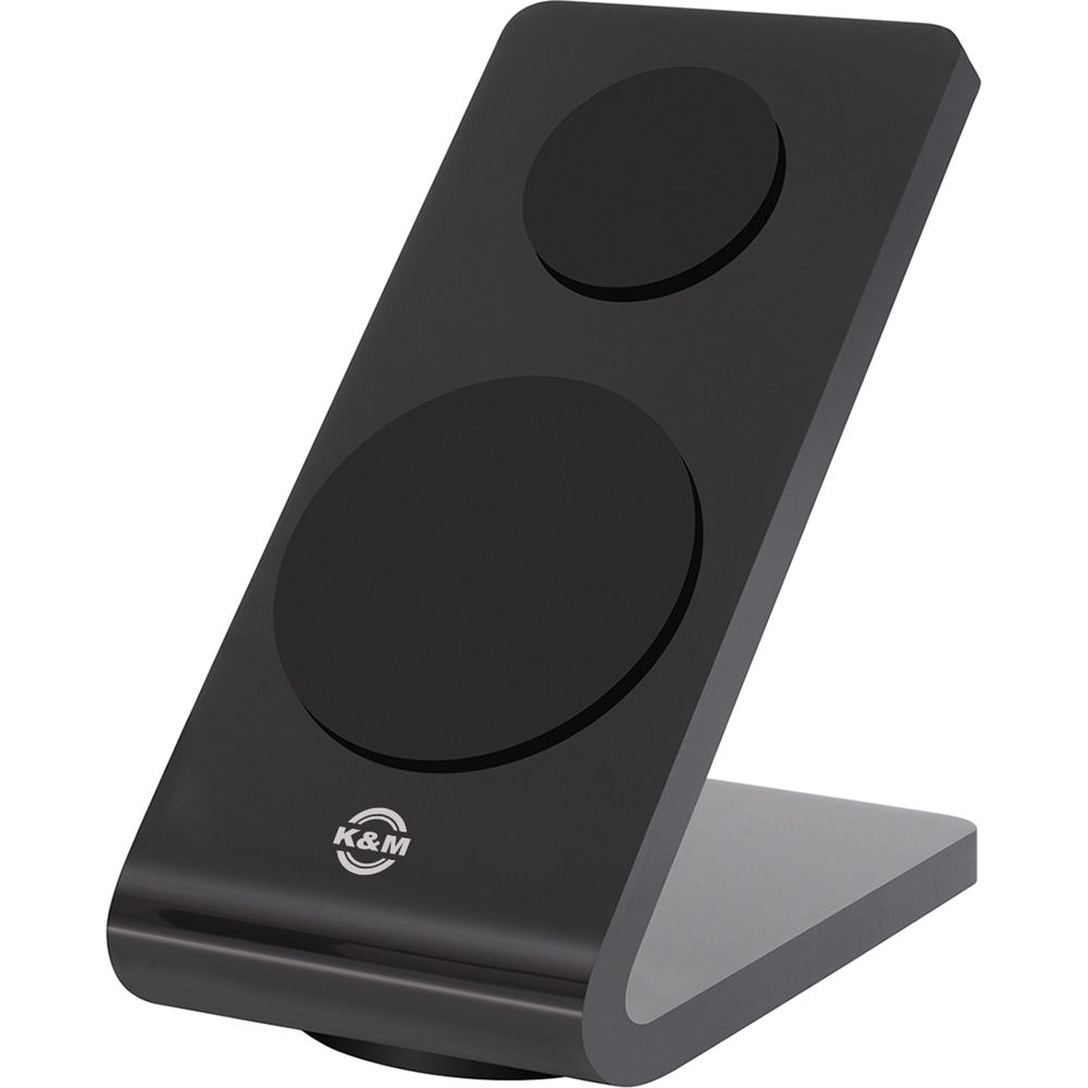 Soporte para Smartphone K&M 19850 - Soporte de Escritorio con Ángulo de 45°, Colocación Directa en A