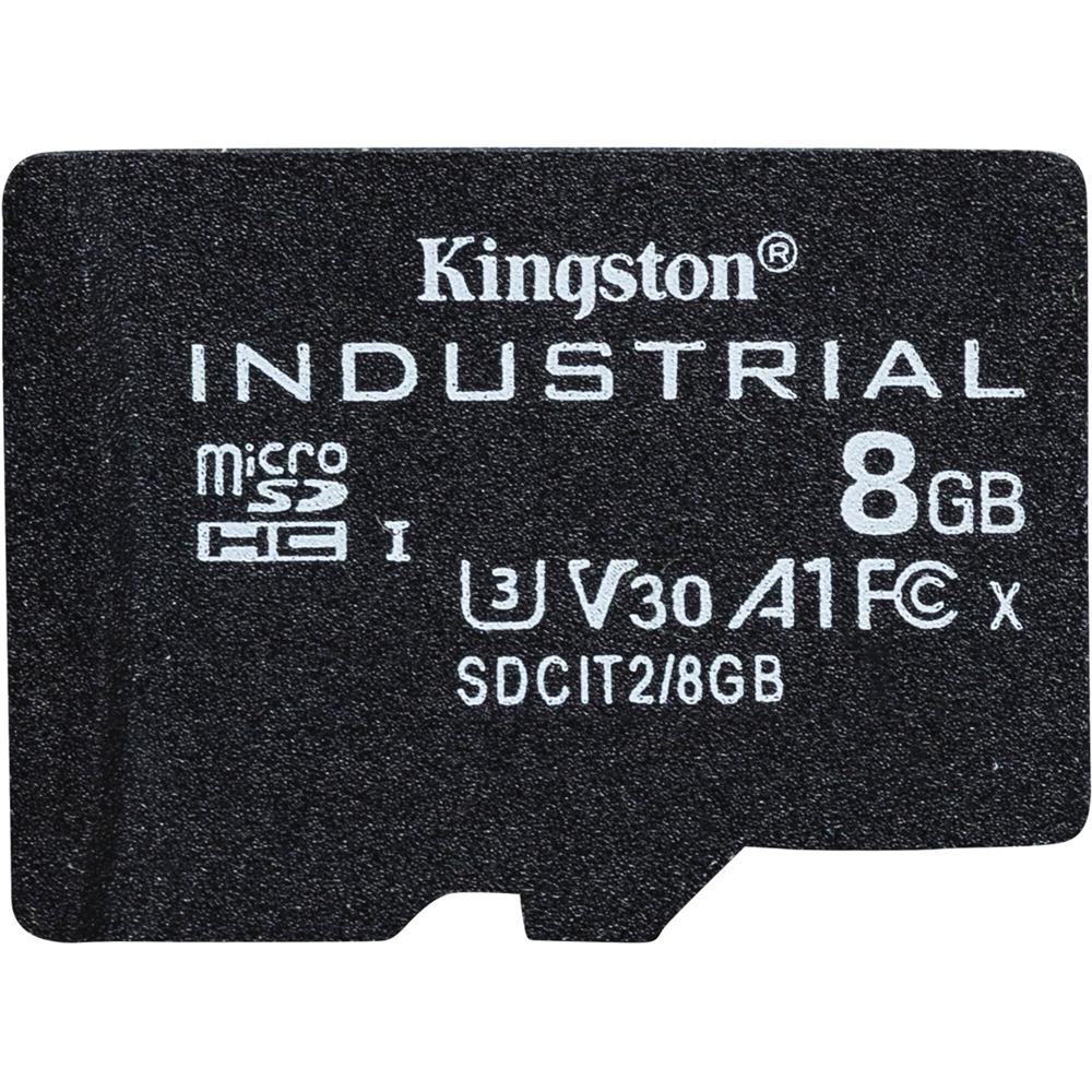 Tarjeta de Memoria Kingston 8GB Industrial UHS-I microSDHC - V30 U3 Clase 10 A1, Velocidad de Lectur