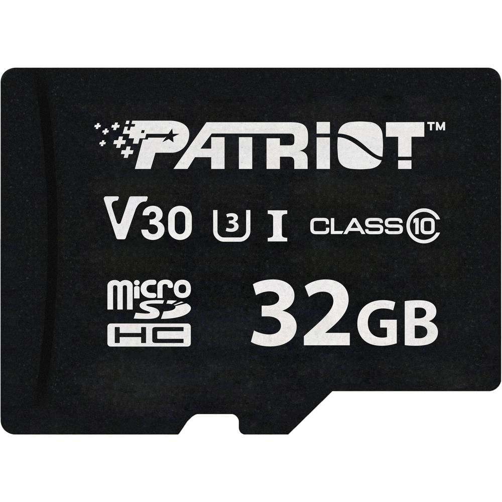 Tarjeta de Memoria Patriot 32GB VX Series UHS-I microSDHC - 64GB, UHS-I/V30/U3/Class 10, 90 MB/s Lec