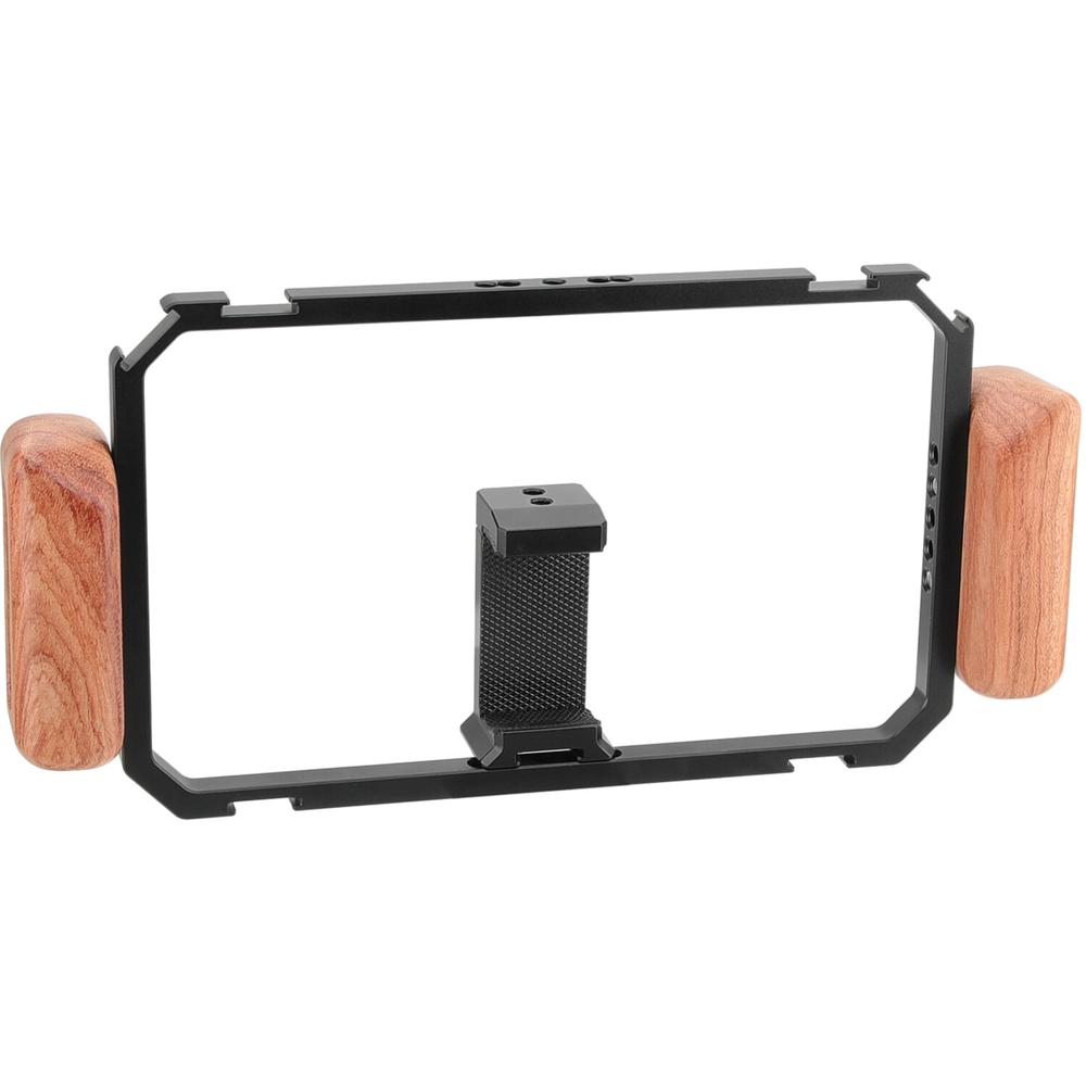 CAMVATE Kit de Jaula Universal para Smartphone con Empuñaduras de Madera