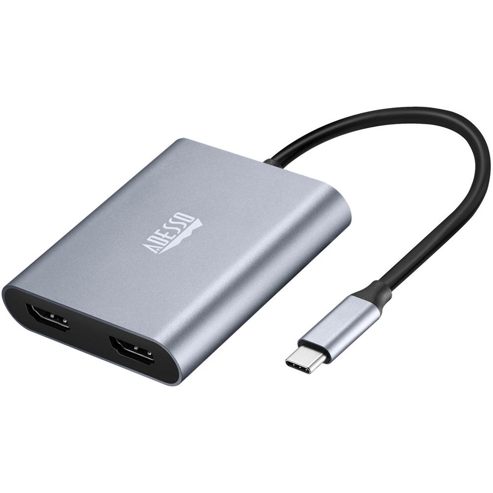 Adaptador de Cable Adesso USB-C a Doble HDMI 4K (5.9"")