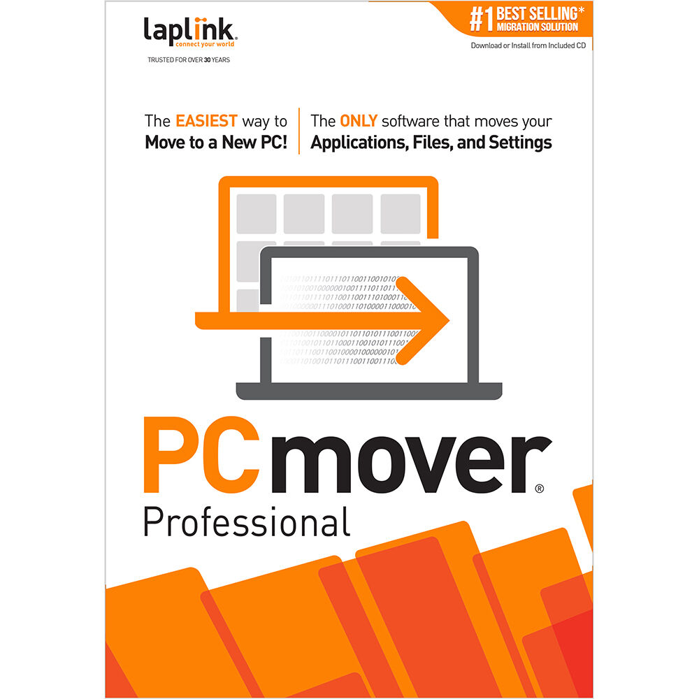 Laplink PCmover Professional 11 (1 Uso, Descarga) - Transferencia de Datos, Aplicaciones y Configura