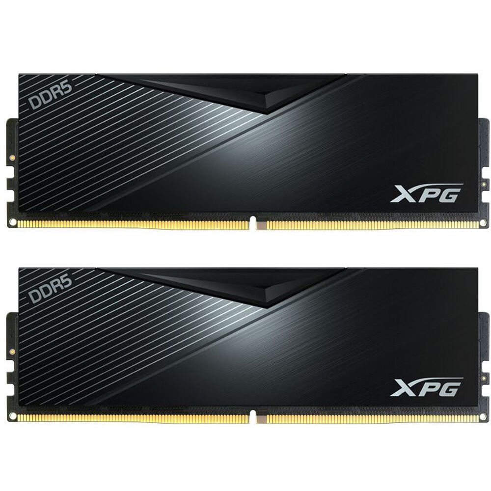 XPG 32GB Lancer DDR5 5200 MHz UDIMM (2 x 16GB, Negro) - Memoria PC5-41600, 288-Pin, 1.25V, 38-38-38,