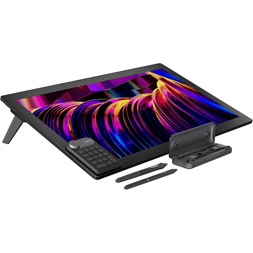 Huion Kamvas Pro 27 - Pantalla Táctil Laminada de 27"" 4K UHD con 16384 Niveles de Presión, Incluye L