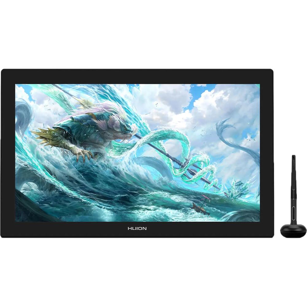 Huion Kamvas Pro 24 4K 23.8"" Pen Display - Pantalla Antirreflejo Laminada, Resolución 4K UHD, 8192 N