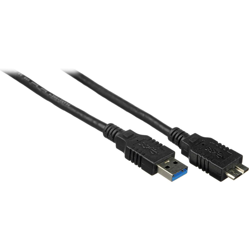 Cable Pearstone USB 3.0 Tipo A Macho a Micro Tipo B Macho (3') - SuperSpeed hasta 5 Gb/s, 10 veces m
