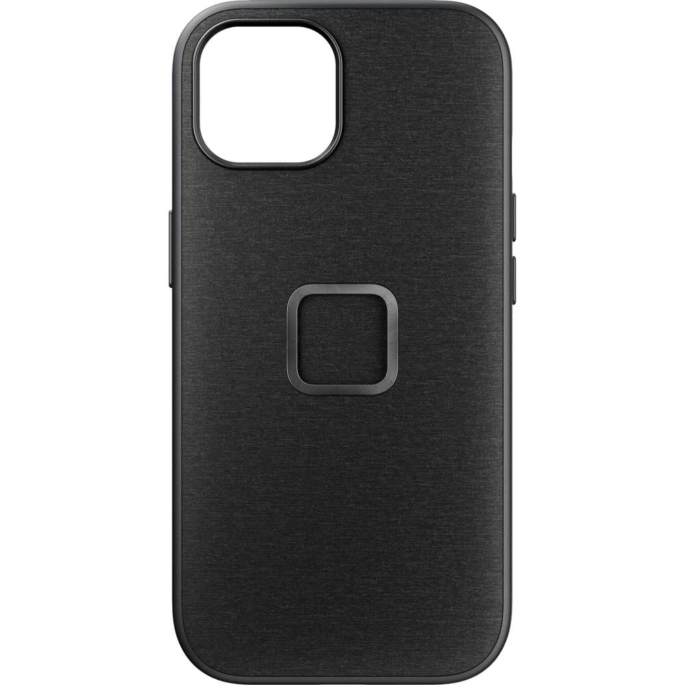 Funda de Tela Peak Design Everyday para iPhone 15 (Carbón) - Protección contra Caídas, Conector Slim