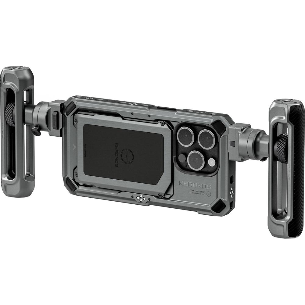 Kit Ligero Tilta Khronos para iPhone 15 Pro (Gris Espacial) - Ideal para Filmación Móvil, Incluye Fu