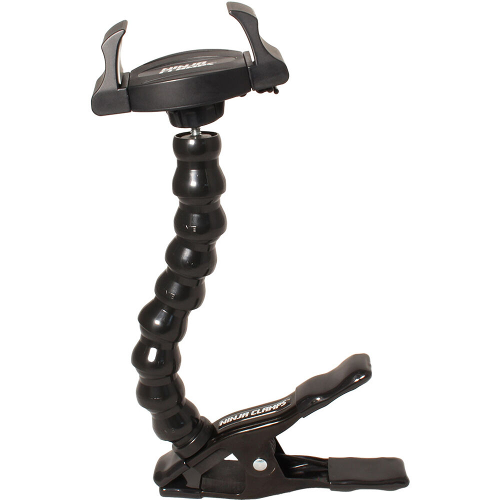 Soporte Profesional para Teléfonos Stage Ninja Ninja Clamp con Base de Abrazadera - Soporte de Teléf
