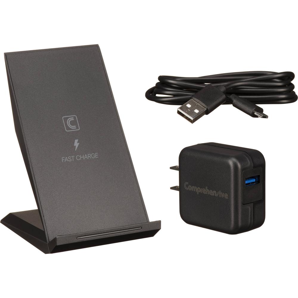 Soporte de Carga Inalámbrica Rápida Qi-Certificado 10W - Compatible con iOS y Android, Modos Vertica