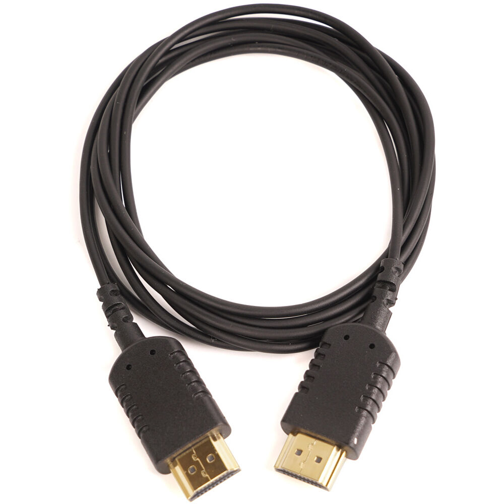 CAME-TV Cable HDMI Ultra Delgado (6') - Soporta HDMI 1.4, Conectores Baño de Oro de 24kt, Diseño Fle